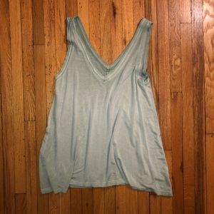 Green tank top